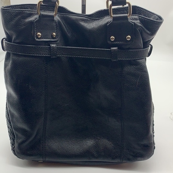 Elliot Lucca Black Leather Handle Bag. BP1634A - Picture 8 of 14